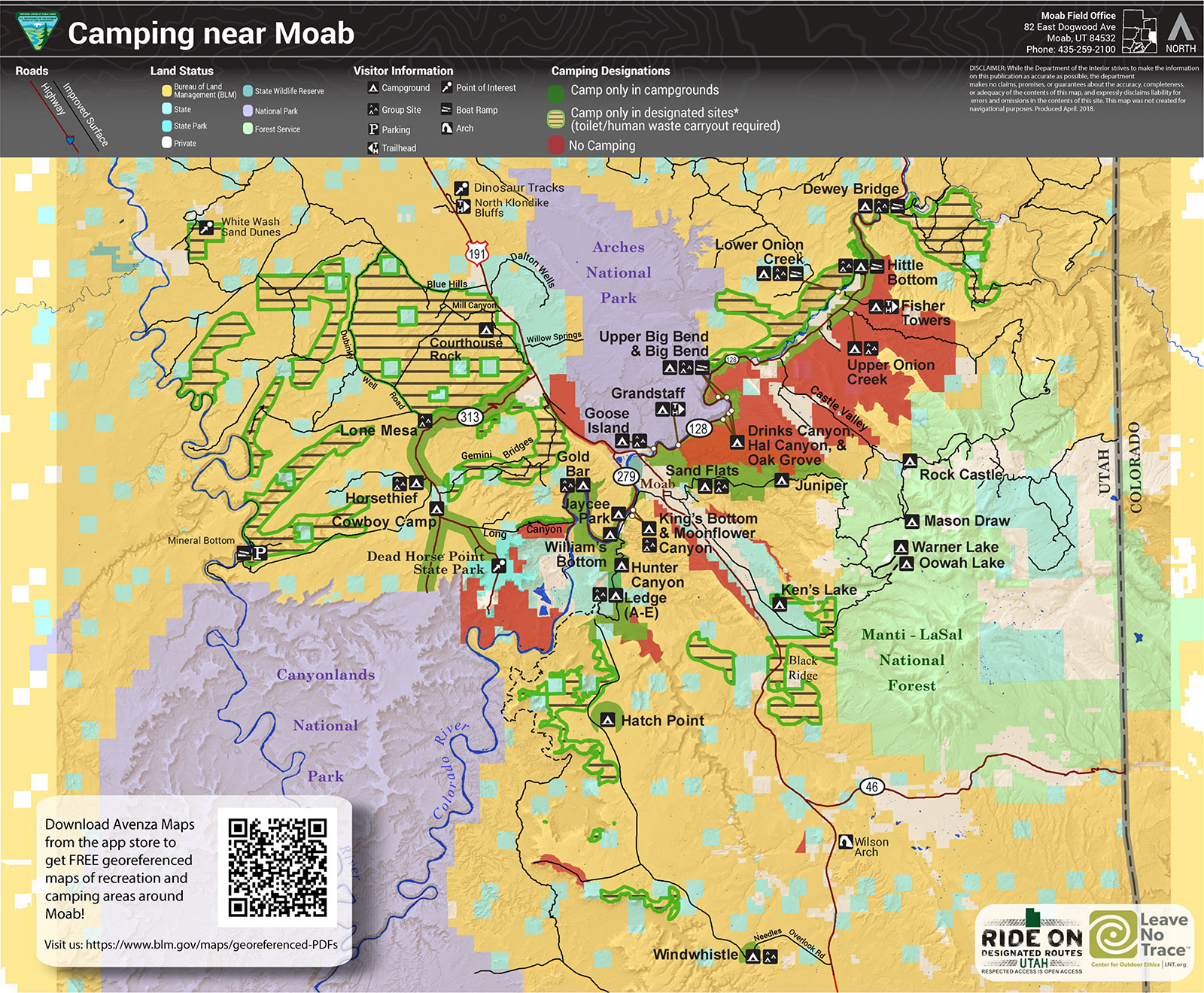 Bureau of Land Management (BLM) Campgrounds – Discover Moab, Utah