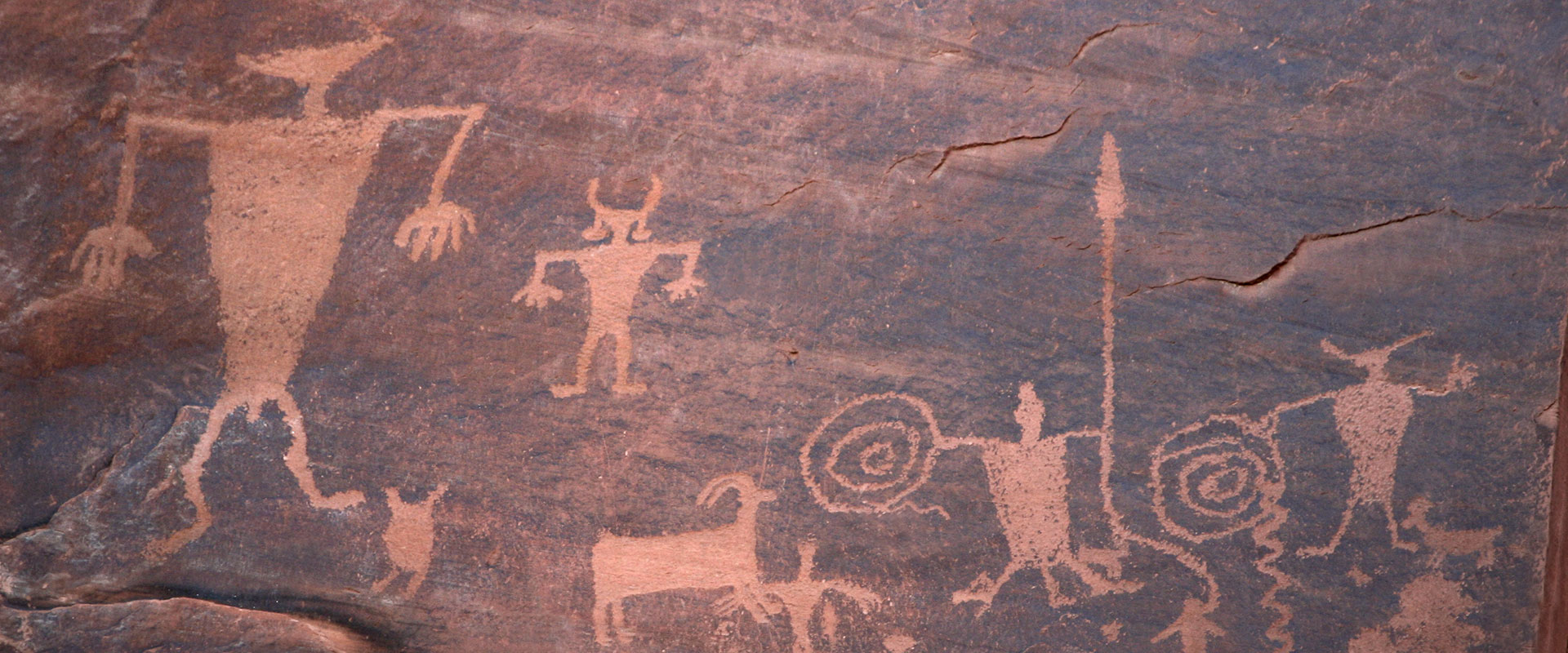 the rock drawings