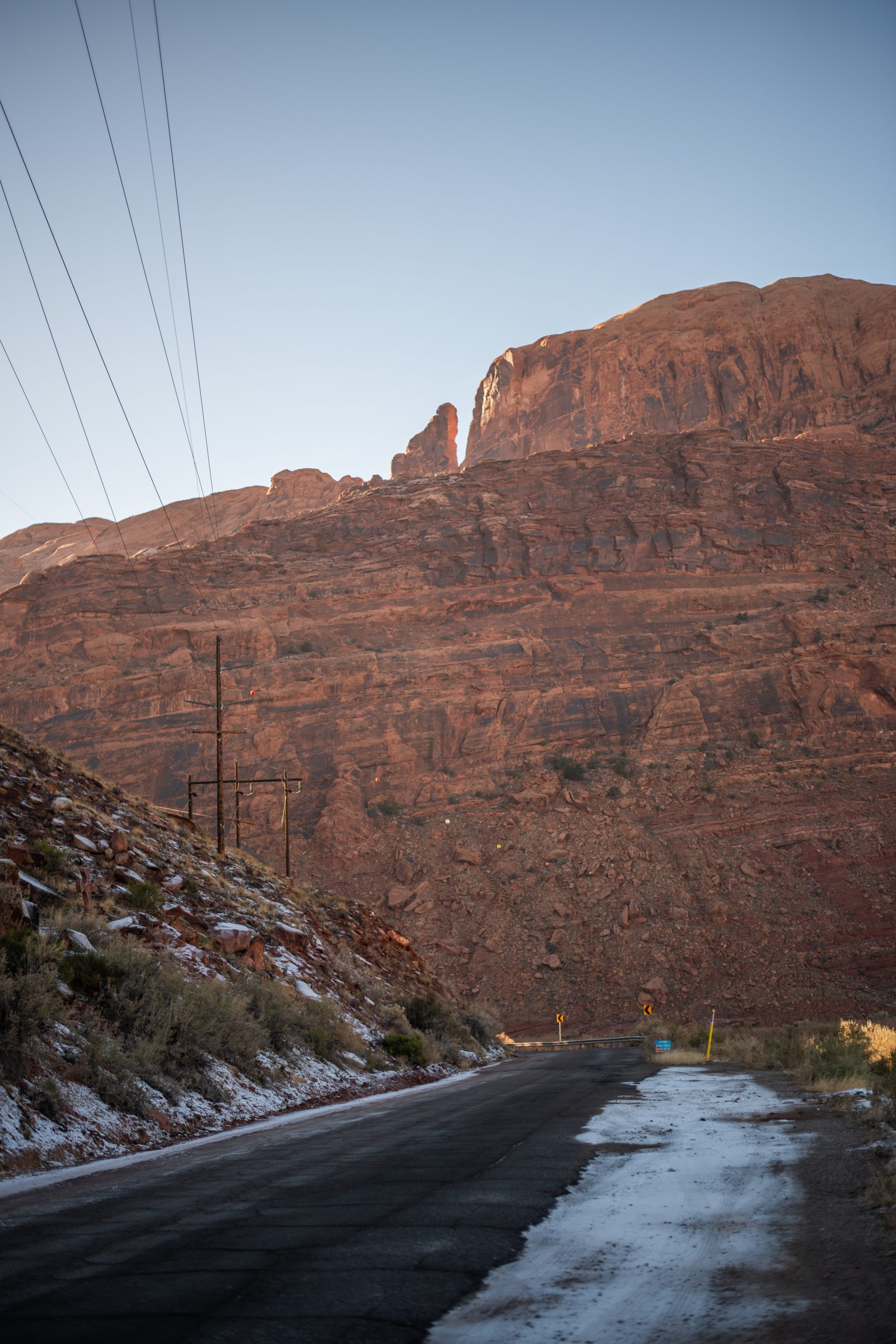 Kane Creek Boulevard leading toward the Colorado River.